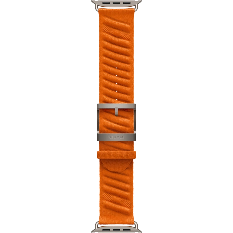 Ремінець Apple Watch Hermès 42/44/45/49mm Orange En Mer (MGN94)