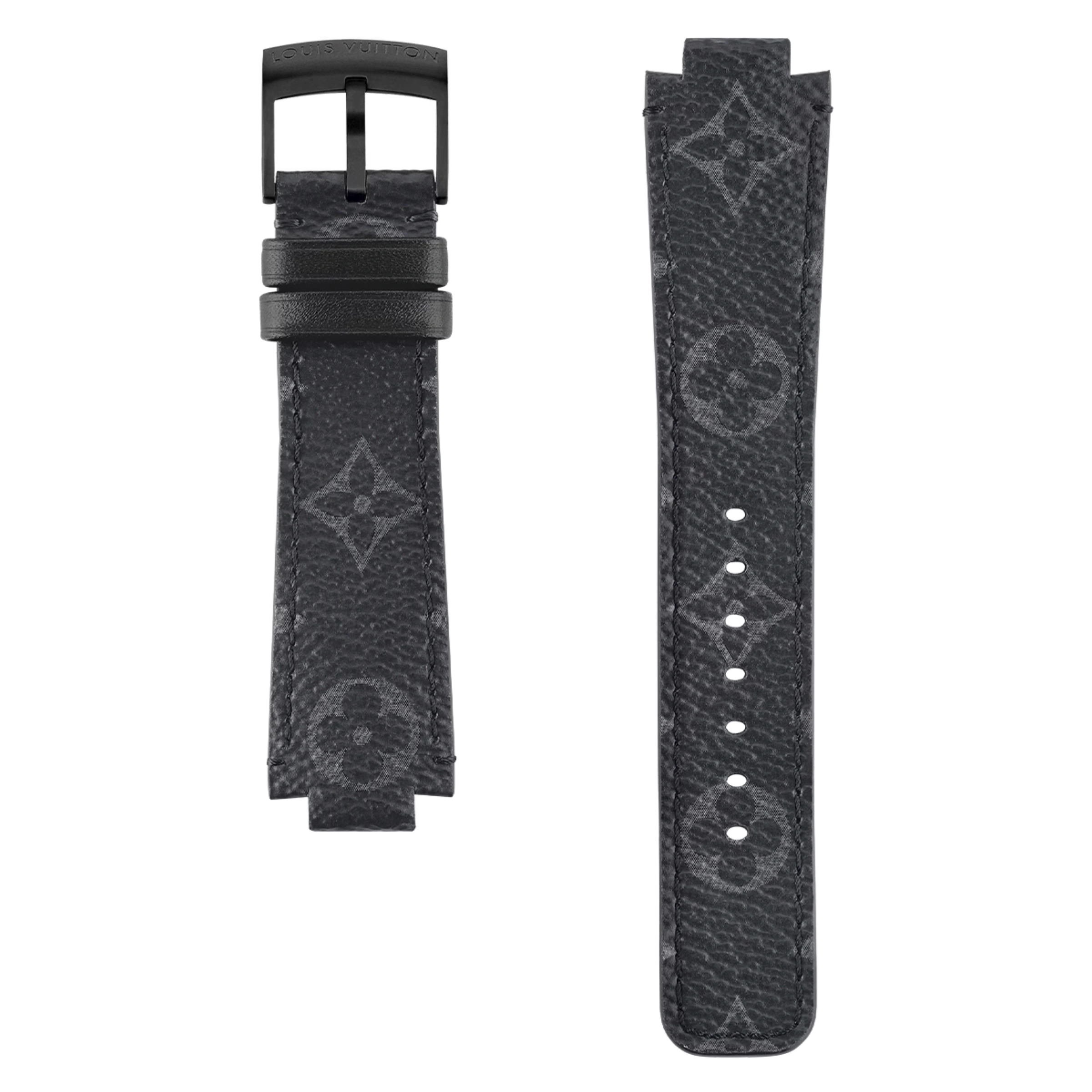 Ремінець Louis Vuitton Tambour Monogram Eclipse Canvas Strap для годинників Louis Vuitton Tambour
