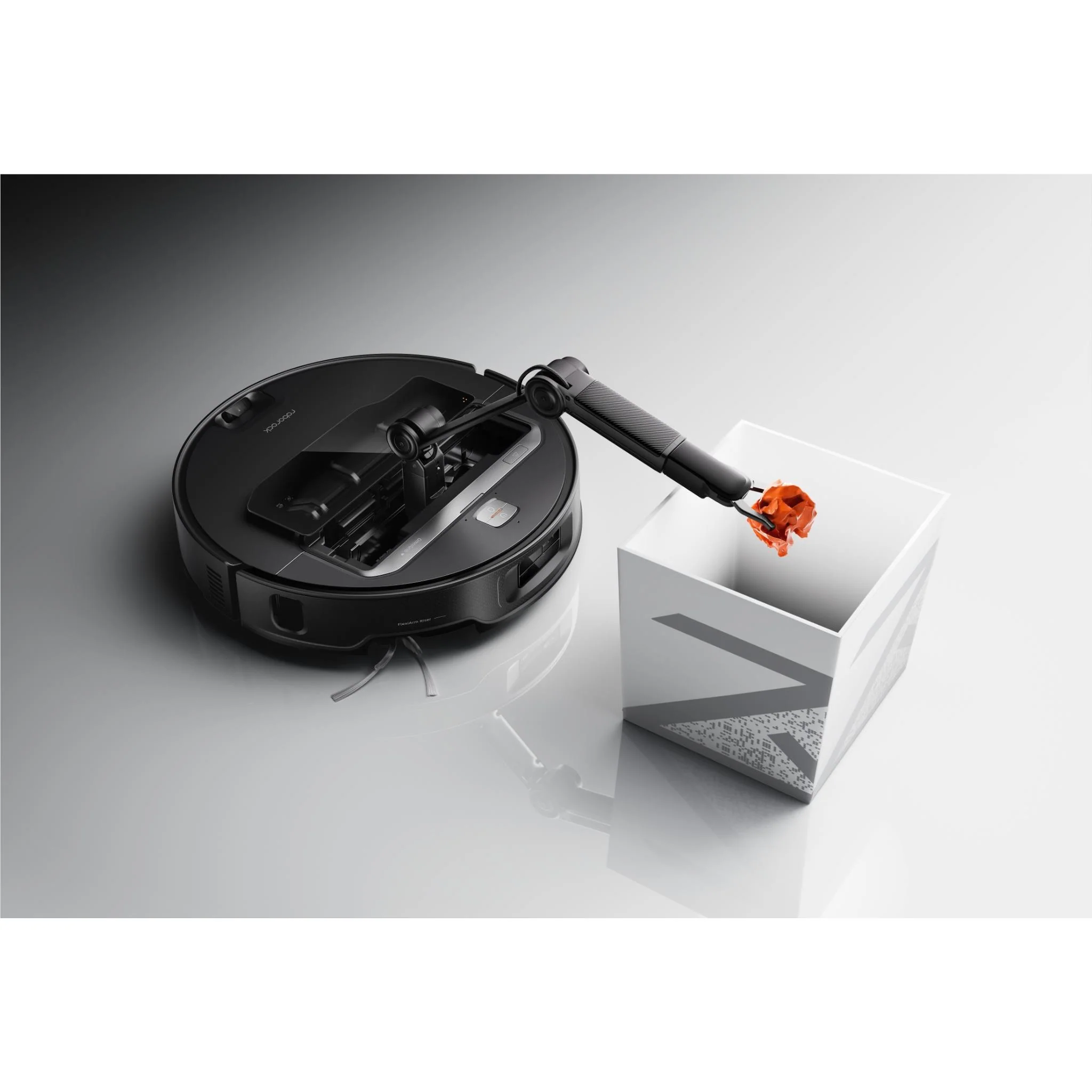 Робот-пылесос с влажной уборкой Roborock Saros Z70 with OmniGrip Mechanical Arm - Black (SZ70R52-00)