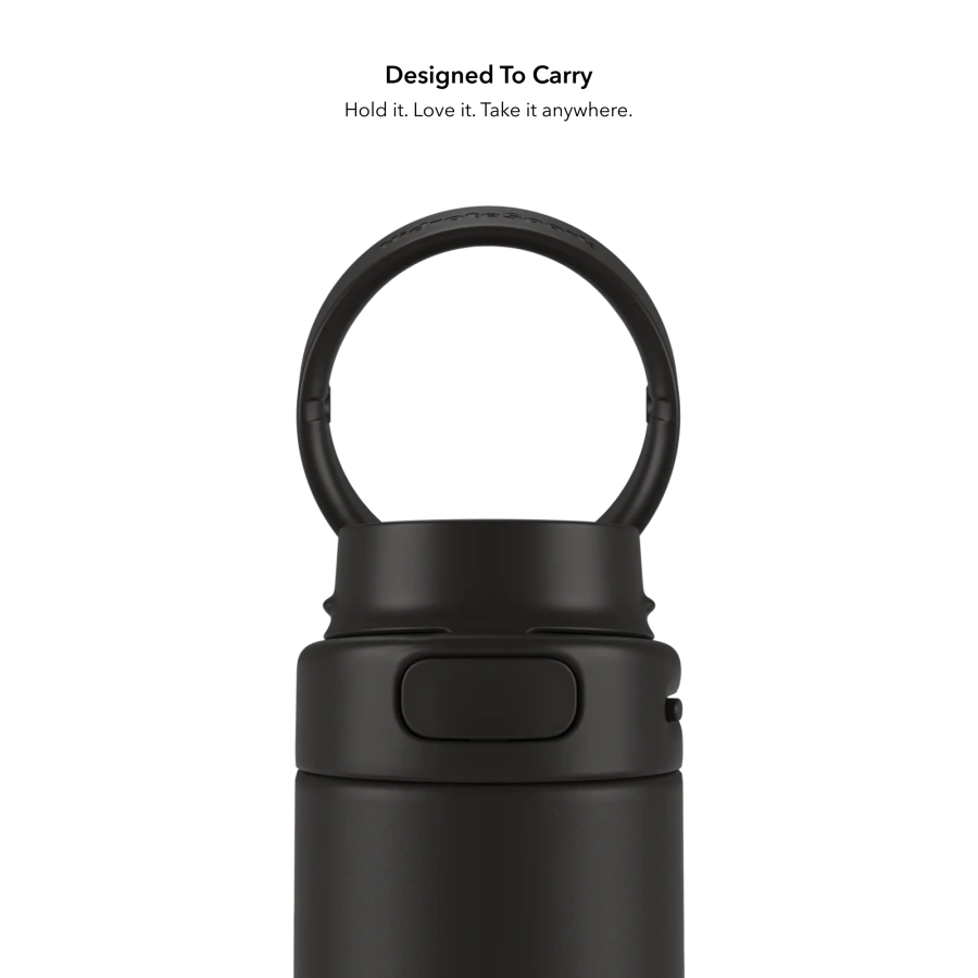 Розумна пляшка для води HidrateSpark PRO 2 Smart Bottle - Chug Lid 21 oz/621 ml - Black (HI-21C-02)