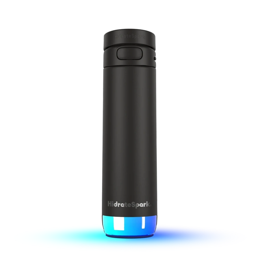 Розумна пляшка для води HidrateSpark PRO 2 Smart Bottle - Chug Lid 21 oz/621 ml - Black (HI-21C-02)