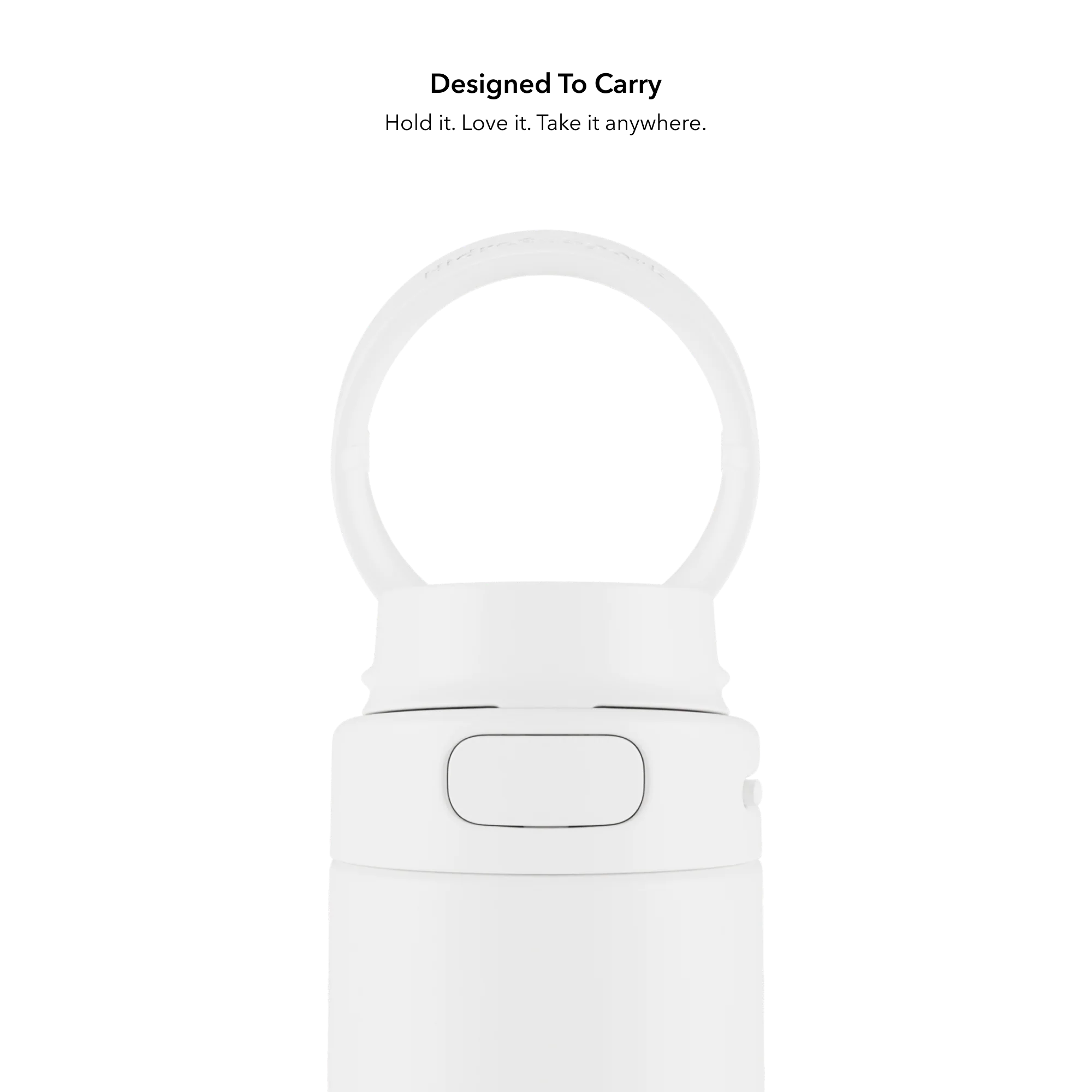 Розумна пляшка для води HidrateSpark PRO 2 Smart Bottle - Chug Lid 21 oz/621 ml - White (HI-21C-01)