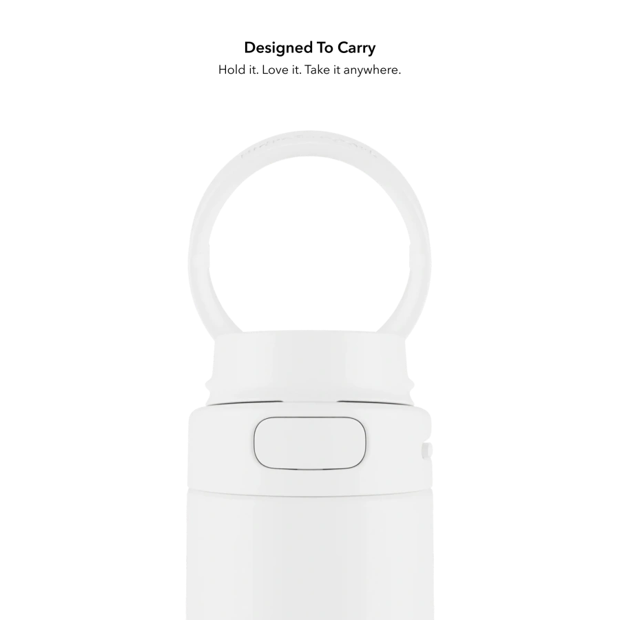 Умная бутылка для воды HidrateSpark PRO 2 Smart Bottle - Chug Lid 21 oz/621 ml - White (HI-21C-01)