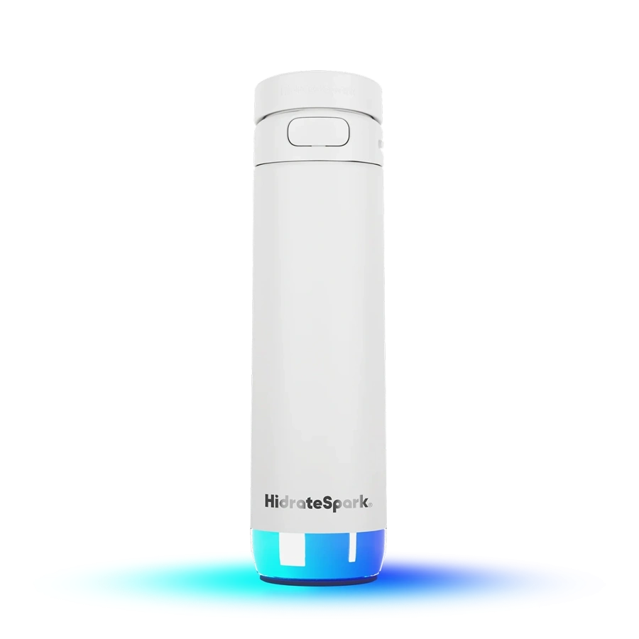 Умная бутылка для воды HidrateSpark PRO 2 Smart Bottle - Chug Lid 21 oz/621 ml - White (HI-21C-01)