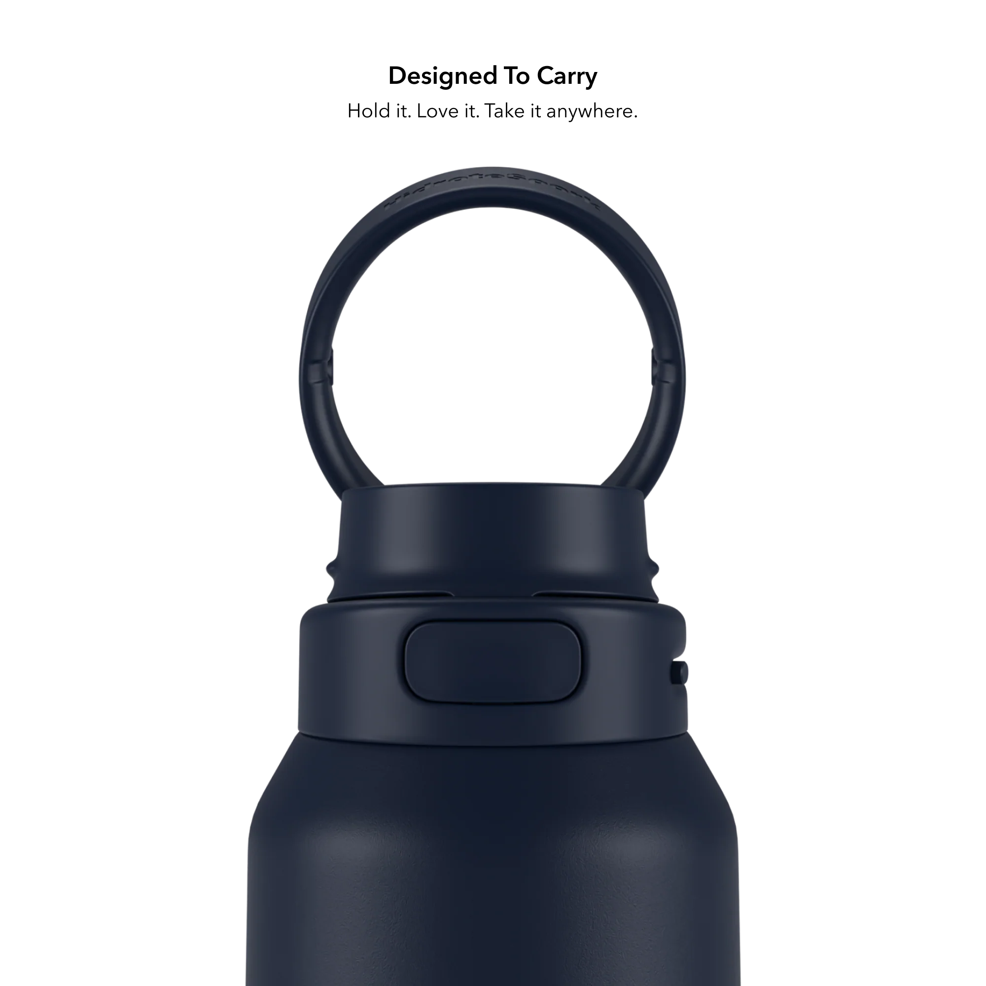 Розумна пляшка для води HidrateSpark PRO 2 Smart Bottle - Straw Lid 32oz/946 ml - Navy