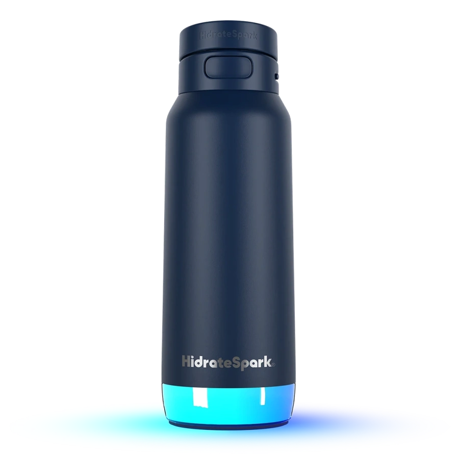 Умная бутылка для воды HidrateSpark PRO 2 Smart Bottle - Straw Lid 32oz/946 ml - Navy