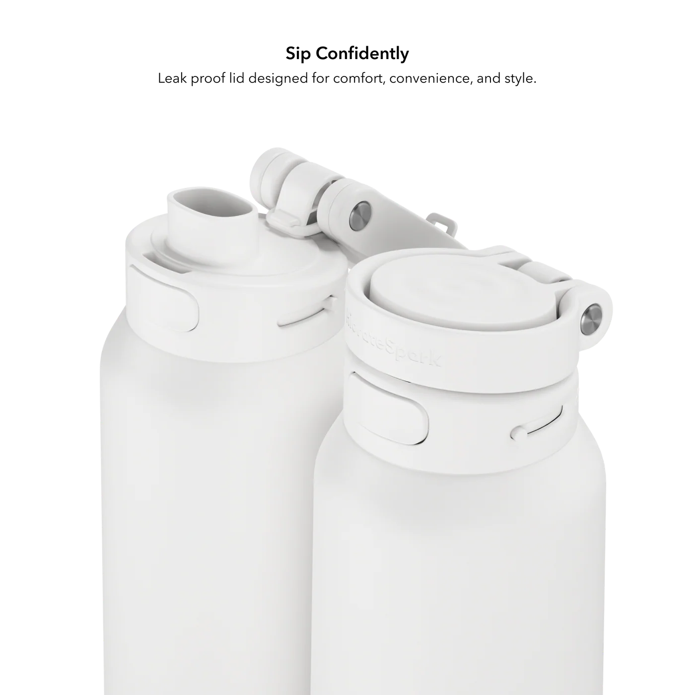 Розумна пляшка для води HidrateSpark PRO 2 Smart Bottle - Chug Lid 32oz/946 ml - White