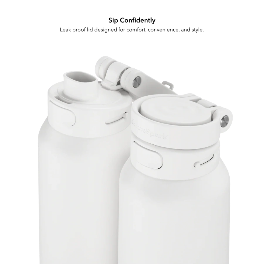Умная бутылка для воды HidrateSpark PRO 2 Smart Bottle - Chug Lid 32oz/946 ml - White