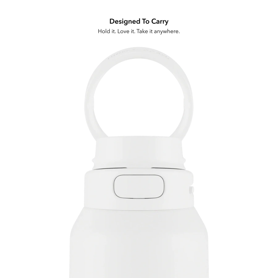 Умная бутылка для воды HidrateSpark PRO 2 Smart Bottle - Chug Lid 32oz/946 ml - White