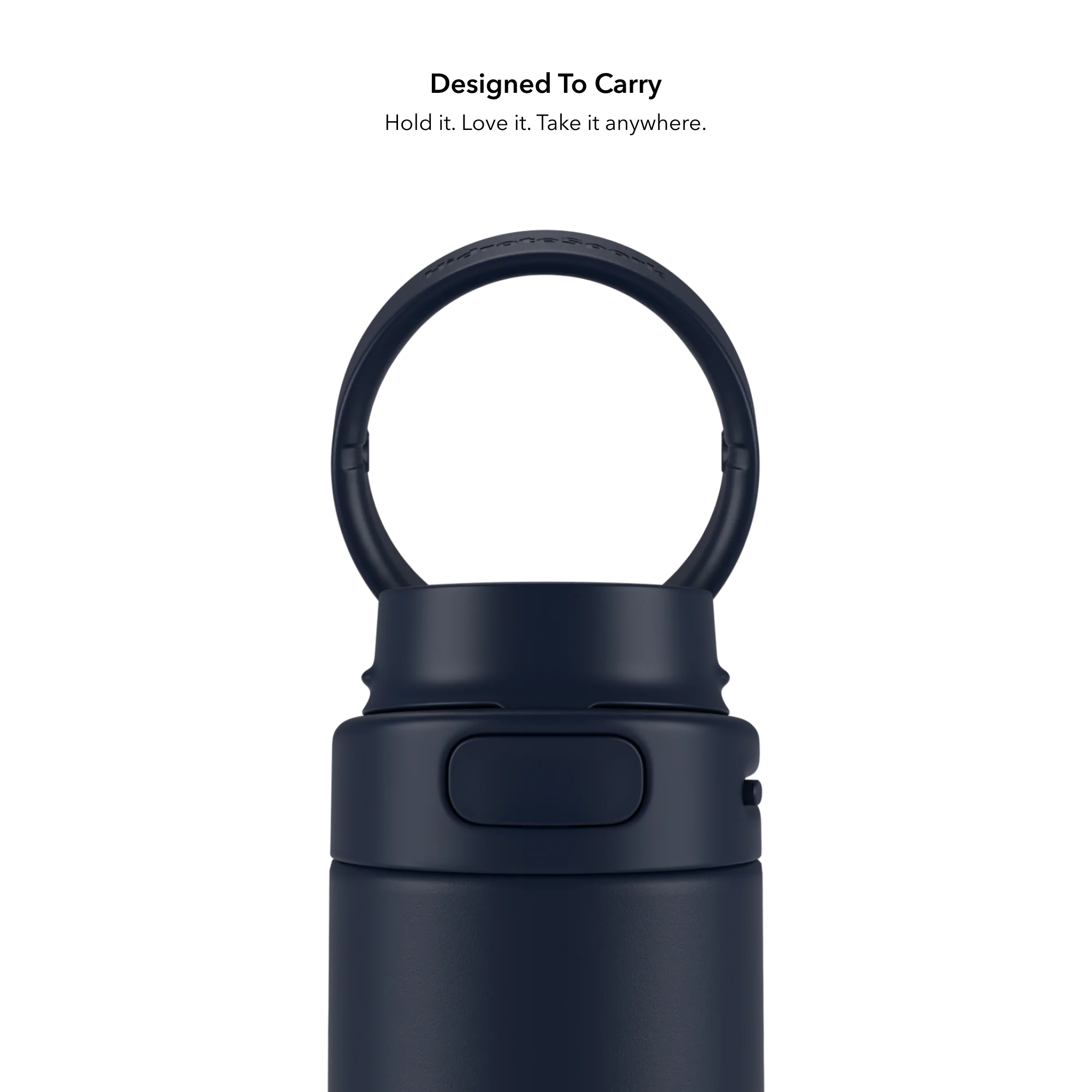 Розумна пляшка для води HidrateSpark PRO 2 Smart Bottle - Straw Lid 21 oz/621 ml - Navy