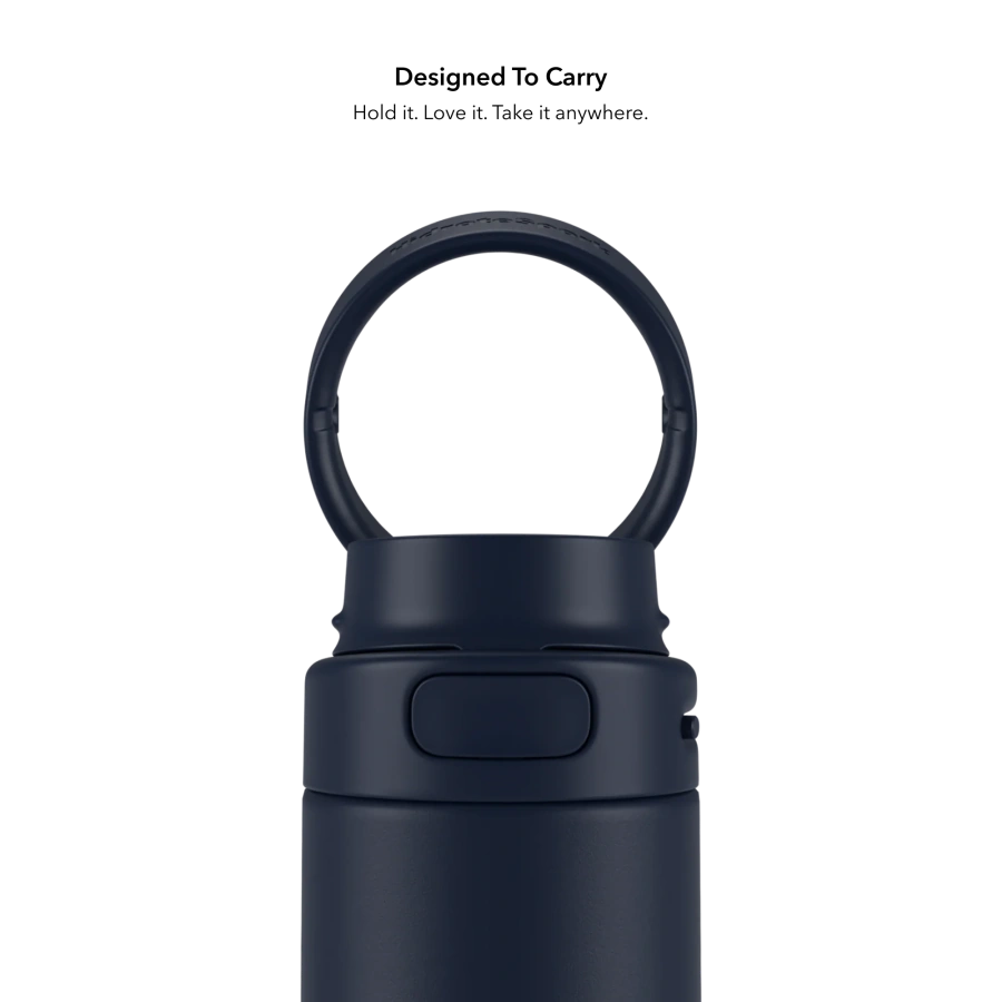 Умная бутылка для воды HidrateSpark PRO 2 Smart Bottle - Straw Lid 21 oz/621 ml - Navy