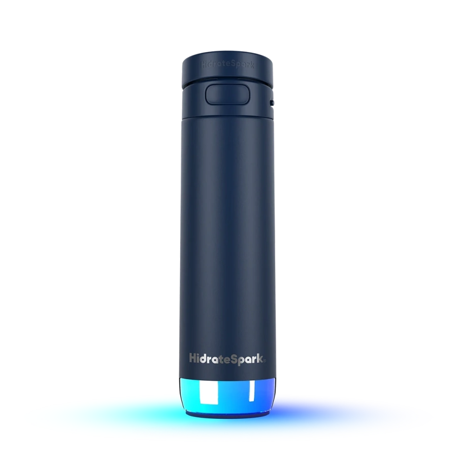 Умная бутылка для воды HidrateSpark PRO 2 Smart Bottle - Straw Lid 21 oz/621 ml - Navy