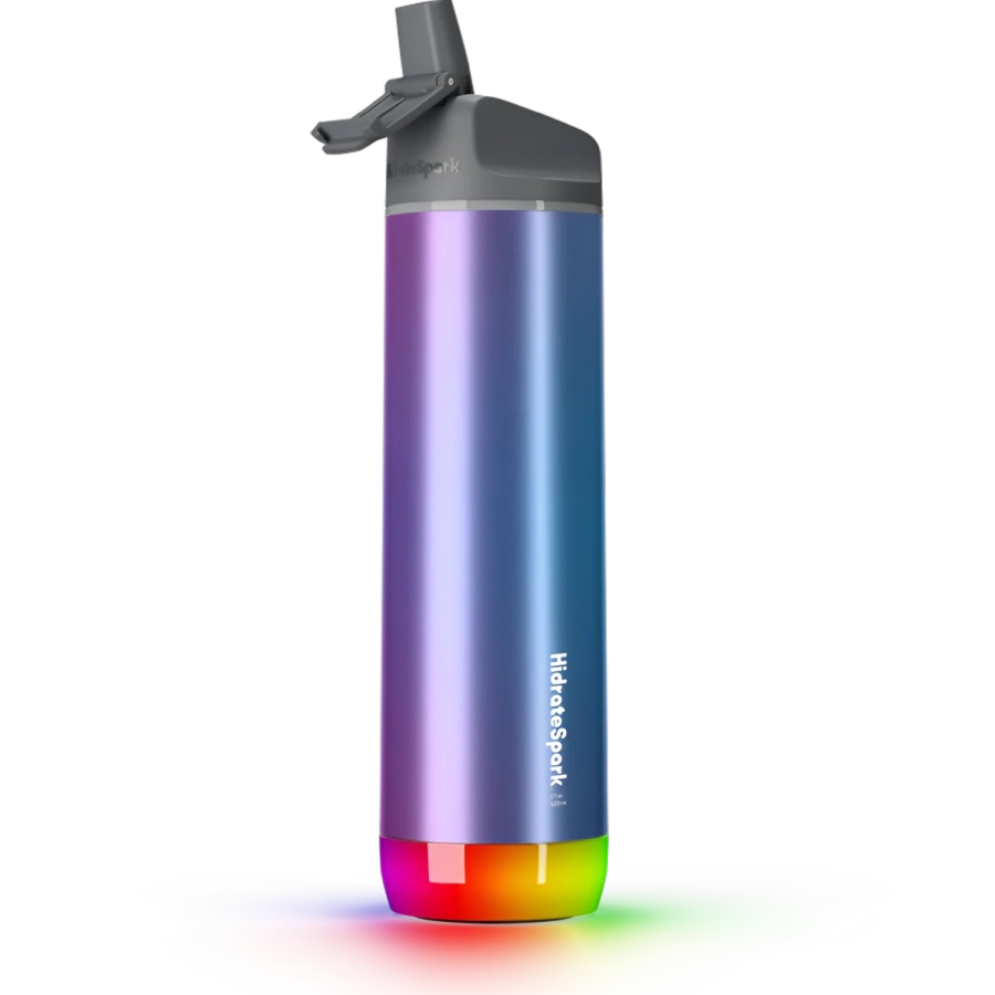 Розумна пляшка для води HidrateSpark PRO 21 oz/621 ml - Chug + Straw Lid - Aurora (HI-009-009)