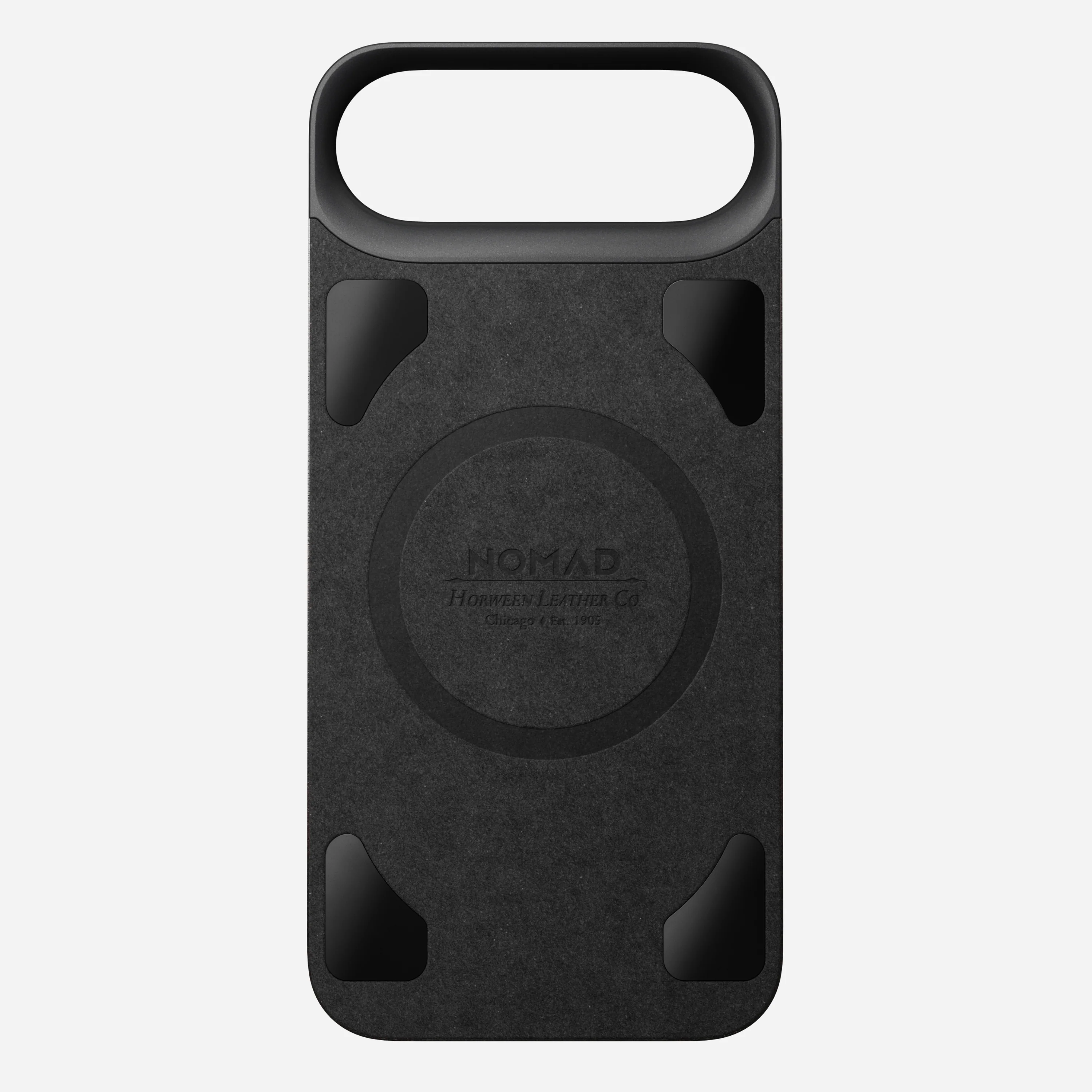 Шкіряна магнітна накладка Nomad Magnetic Horween Leather Back Case for iPhone Air - Black (NM014377858)