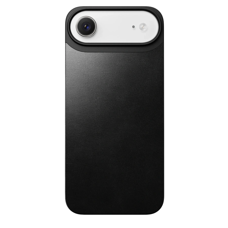 Кожаная магнитная накладка Nomad Magnetic Horween Leather Back Case для iPhone Air - Black (NM014377858)