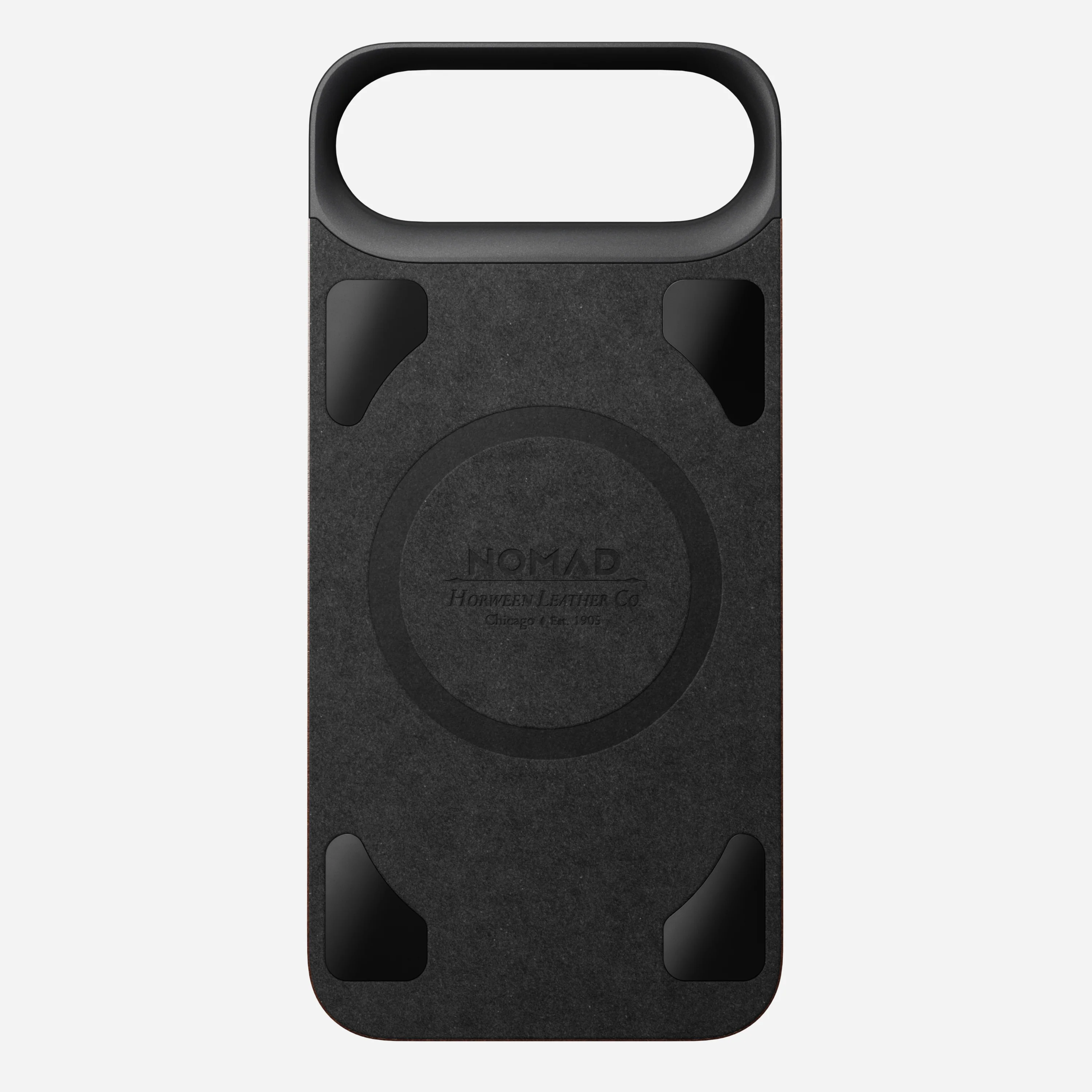 Кожаная магнитная накладка Nomad Magnetic Horween Leather Back Case для iPhone Air - Rustic Brown (NM014360858)