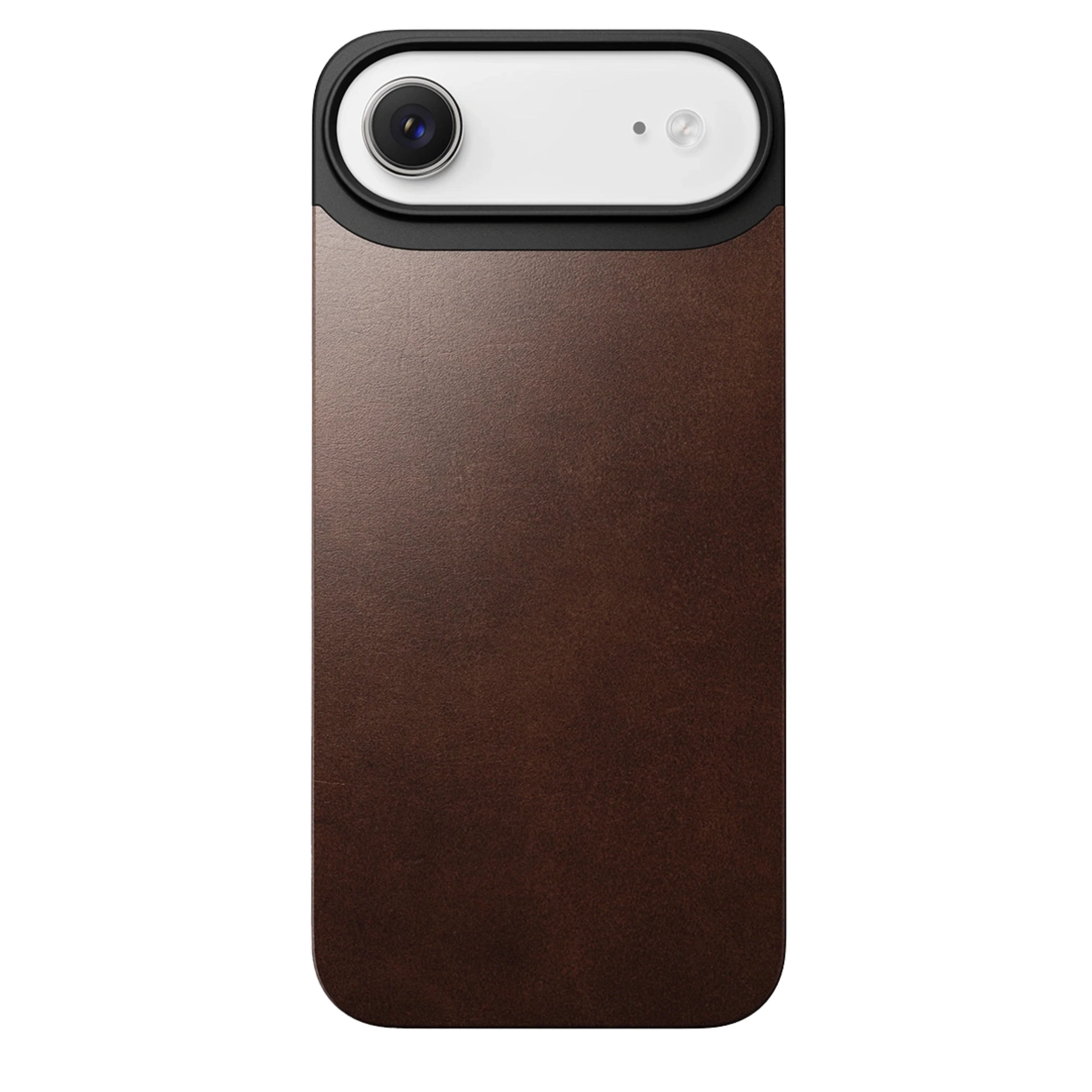 Кожаная магнитная накладка Nomad Magnetic Horween Leather Back Case для iPhone Air - Rustic Brown (NM014360858)