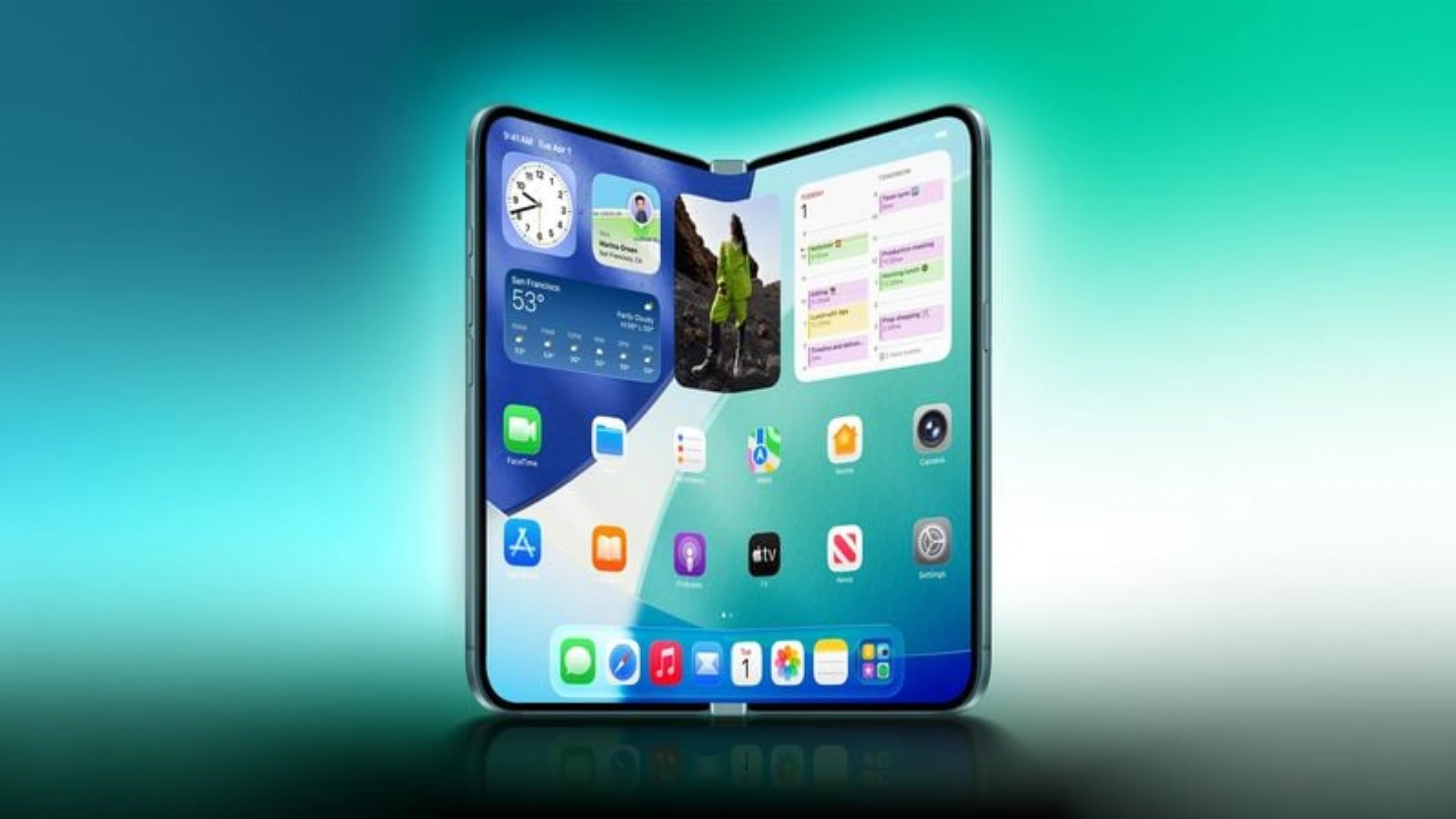Складной iPhone: дизайн и характеристики смартфона