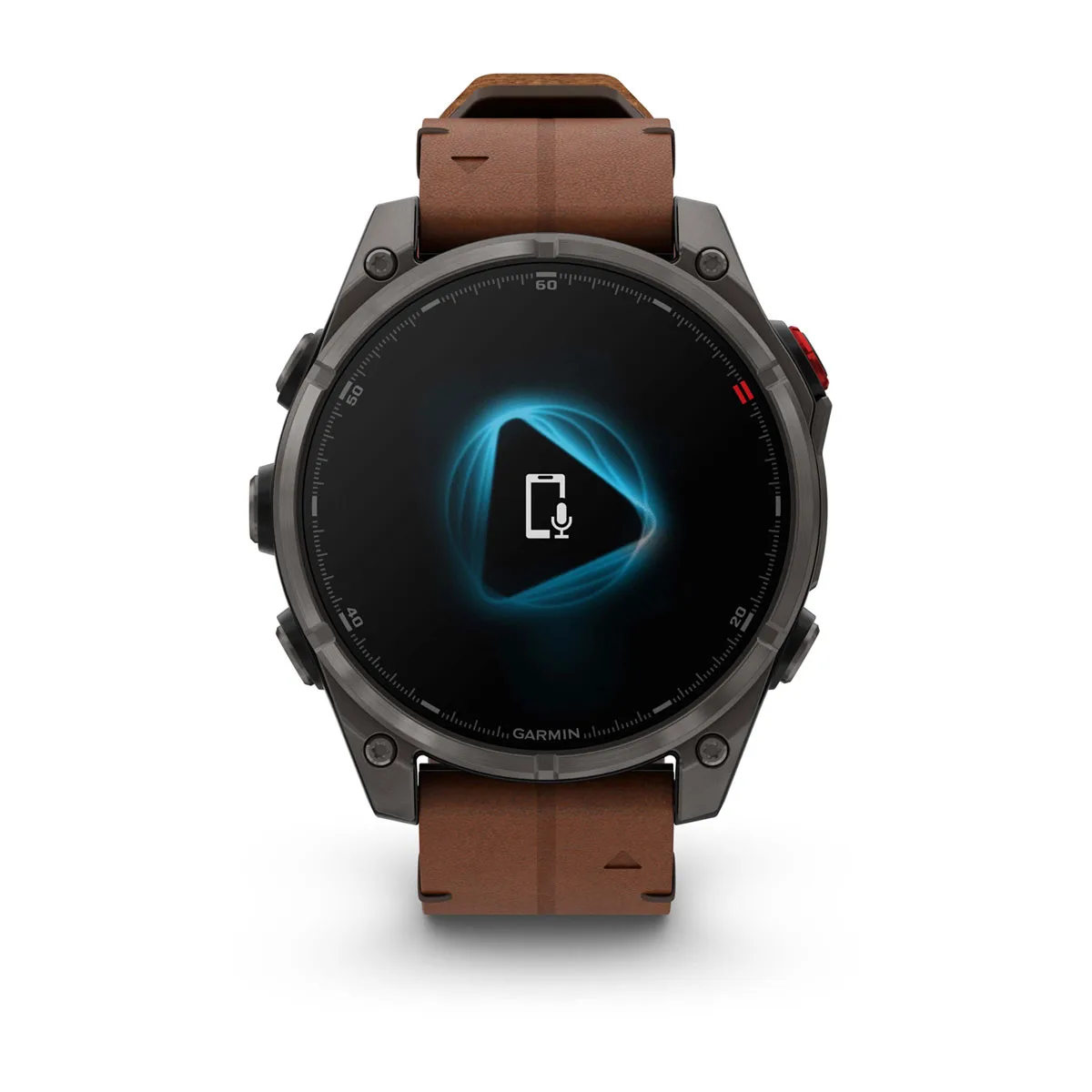 Смарт-годинник Garmin Fenix 8 Pro 47 mm AMOLED Sapphire - Carbon Gray DLC Titanium with QuickFit Leather Strap 22 mm + Black/Pebble Gray Silicone Band (010-03198-40)