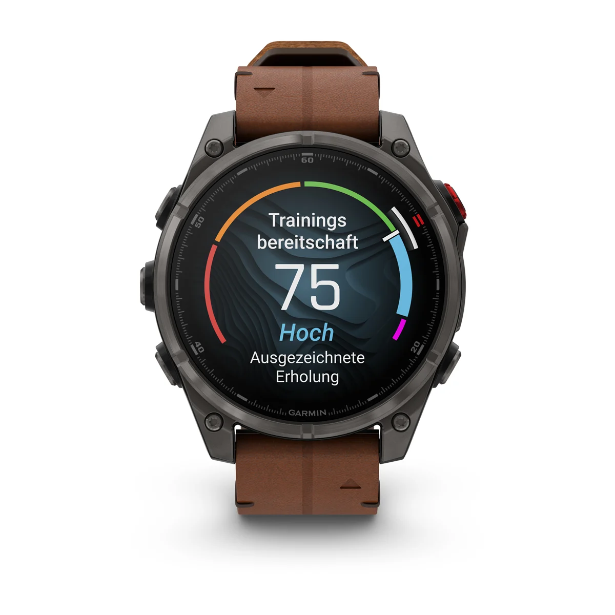 Смарт-годинник Garmin Fenix 8 Pro 47 mm AMOLED Sapphire - Carbon Gray DLC Titanium with QuickFit Leather Strap 22 mm + Black/Pebble Gray Silicone Band (010-03198-40)