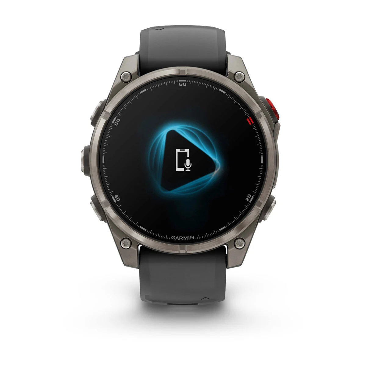 Смарт-годинник Garmin Fenix 8 Pro 47 mm AMOLED Sapphire - Titanium with Graphite/Black Silicone Band (010-03198-10/11)