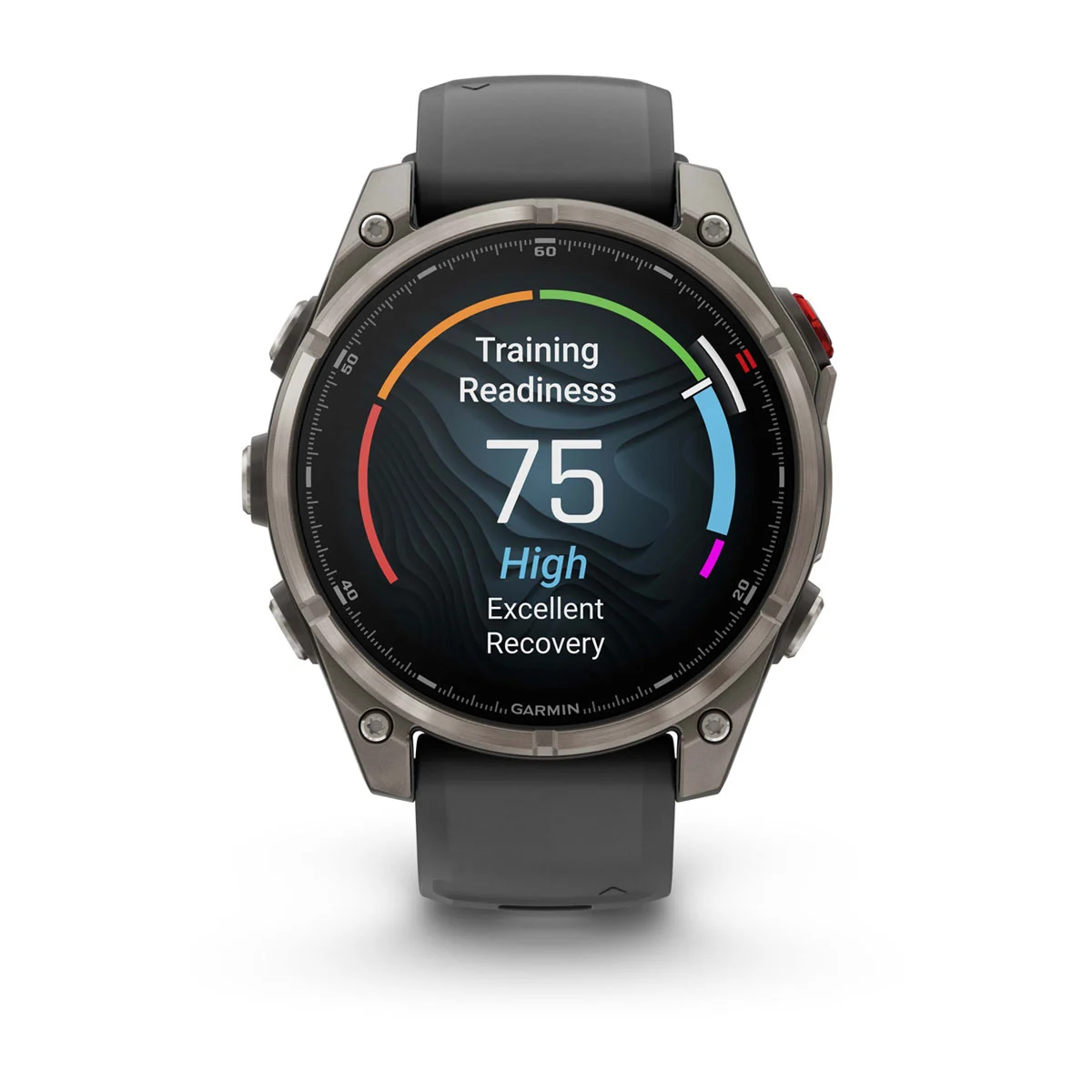 Смарт-годинник Garmin Fenix 8 Pro 47 mm AMOLED Sapphire - Titanium with Graphite/Black Silicone Band (010-03198-10/11)