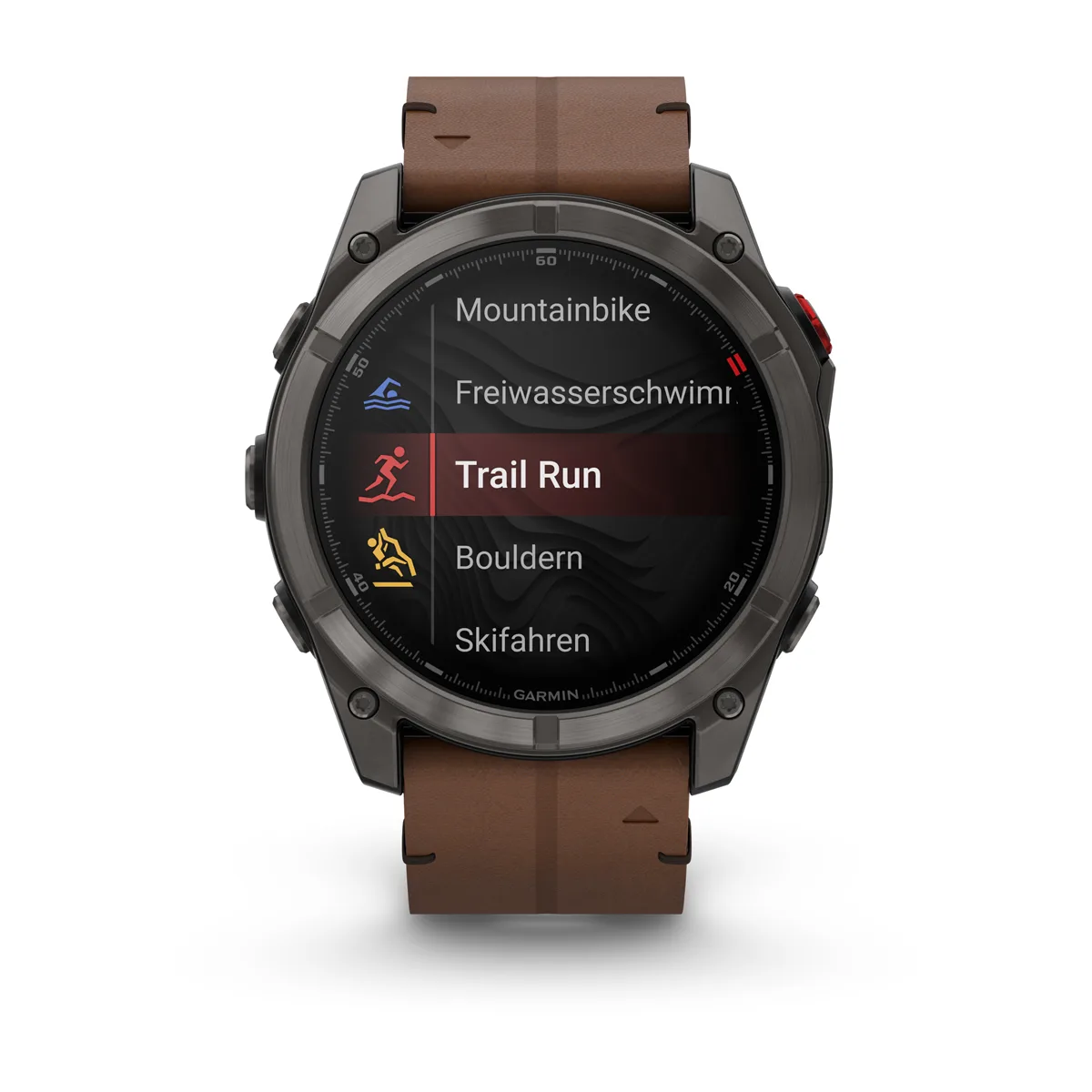 Смарт-годинник Garmin Fenix 8 Pro 51 mm AMOLED Sapphire - Carbon Gray DLC Titanium with QuickFit Leather Strap 26 mm + Black/Pebble Gray Silicone Band (010-03199-40)