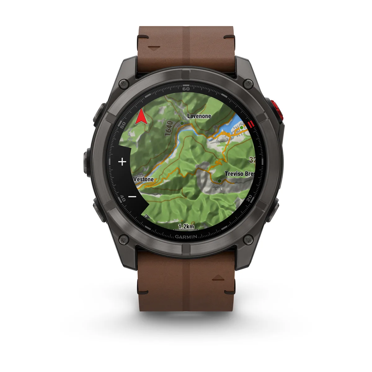 Смарт-годинник Garmin Fenix 8 Pro 51 mm AMOLED Sapphire - Carbon Gray DLC Titanium with QuickFit Leather Strap 26 mm + Black/Pebble Gray Silicone Band (010-03199-40)