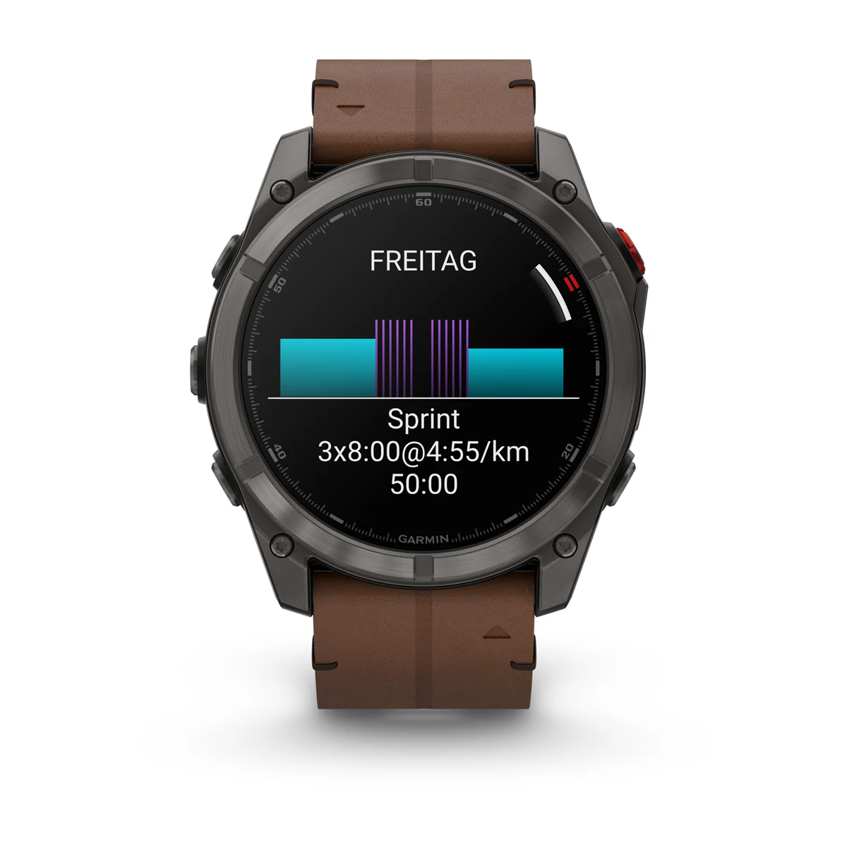 Смарт-годинник Garmin Fenix 8 Pro 51 mm AMOLED Sapphire - Carbon Gray DLC Titanium with QuickFit Leather Strap 26 mm + Black/Pebble Gray Silicone Band (010-03199-40)