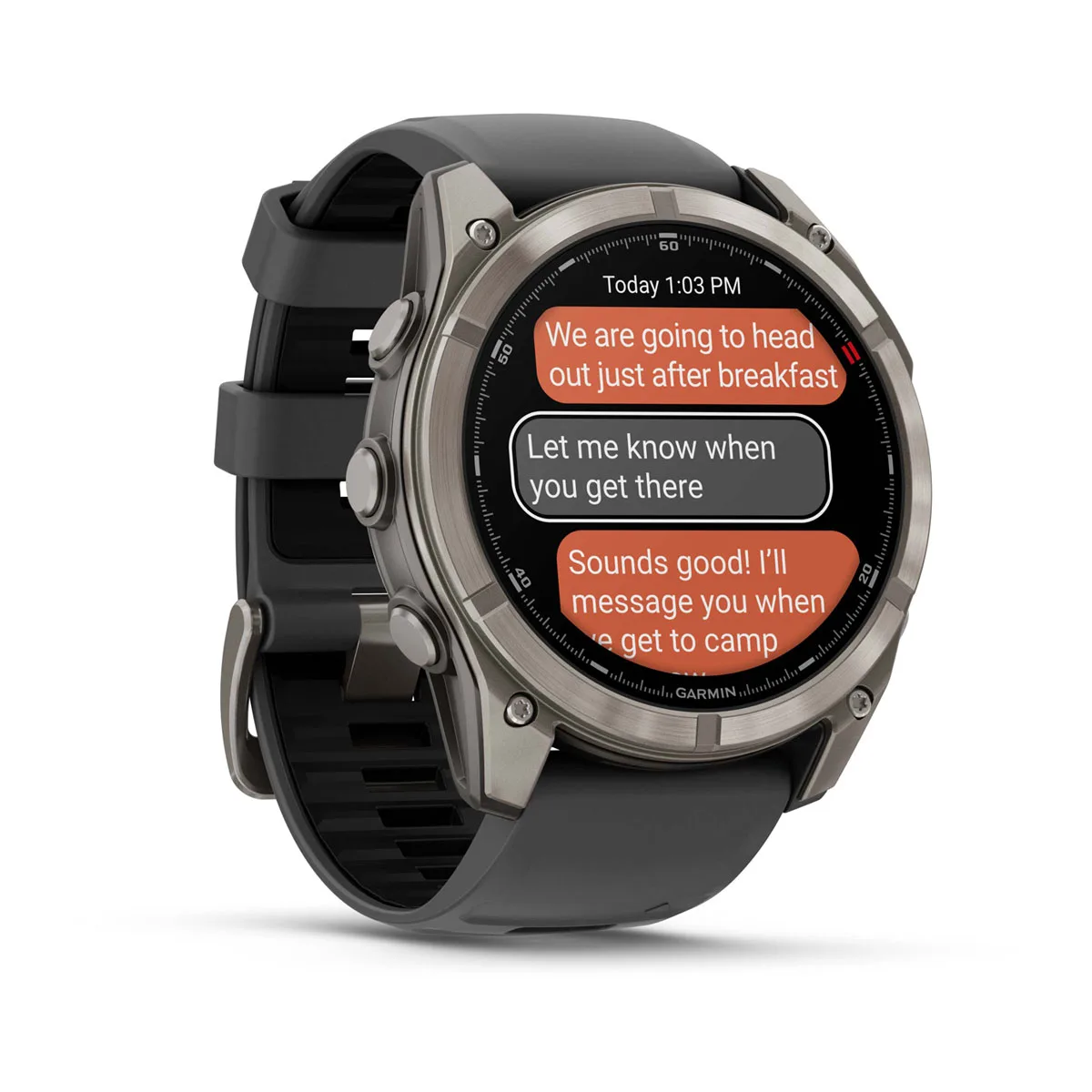 Смарт-годинник Garmin Fenix 8 Pro 51 mm AMOLED Sapphire - Titanium with Graphite/Black Silicone Band (010-03199-10/11)