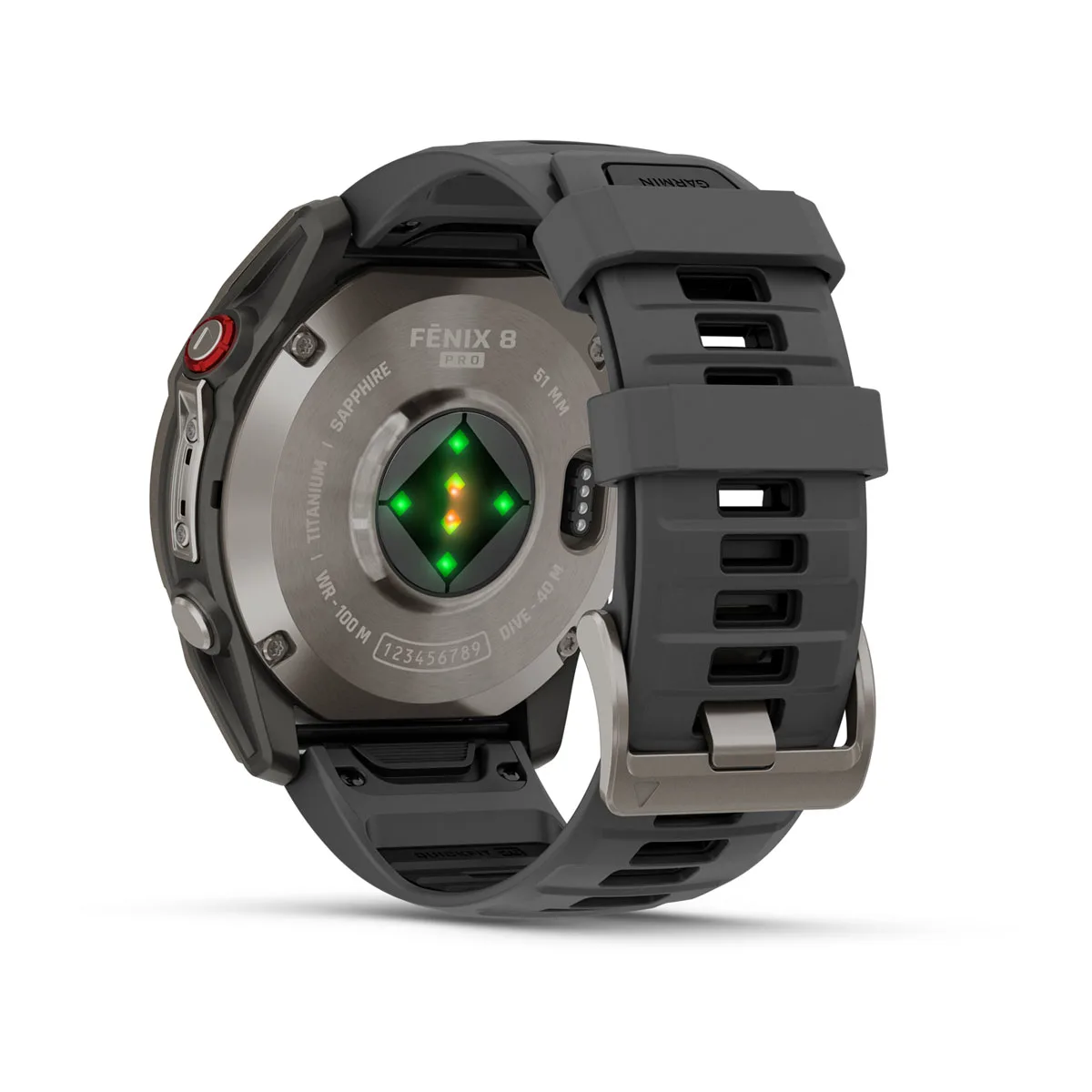 Смарт-годинник Garmin Fenix 8 Pro 51 mm AMOLED Sapphire - Titanium with Graphite/Black Silicone Band (010-03199-10/11)