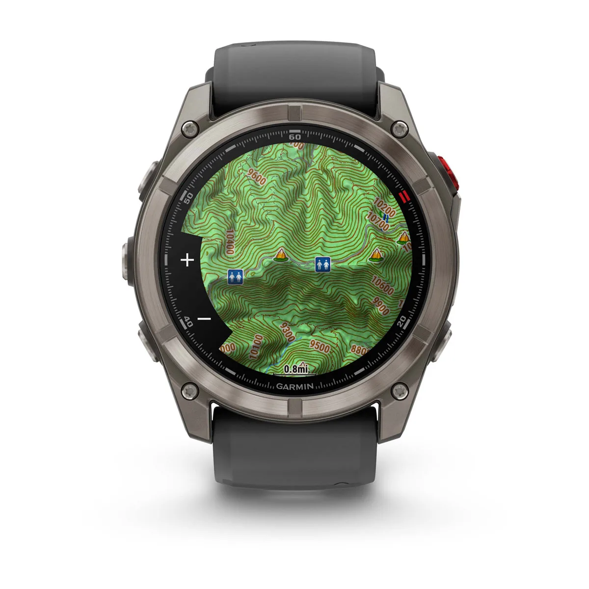 Смарт-годинник Garmin Fenix 8 Pro 51 mm AMOLED Sapphire - Titanium with Graphite/Black Silicone Band (010-03199-10/11)