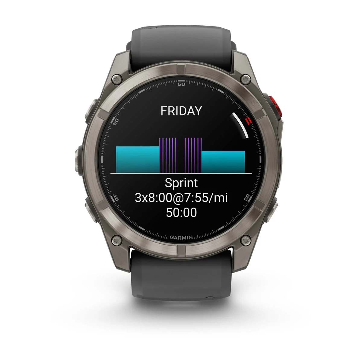 Смарт-годинник Garmin Fenix 8 Pro 51 mm AMOLED Sapphire - Titanium with Graphite/Black Silicone Band (010-03199-10/11)