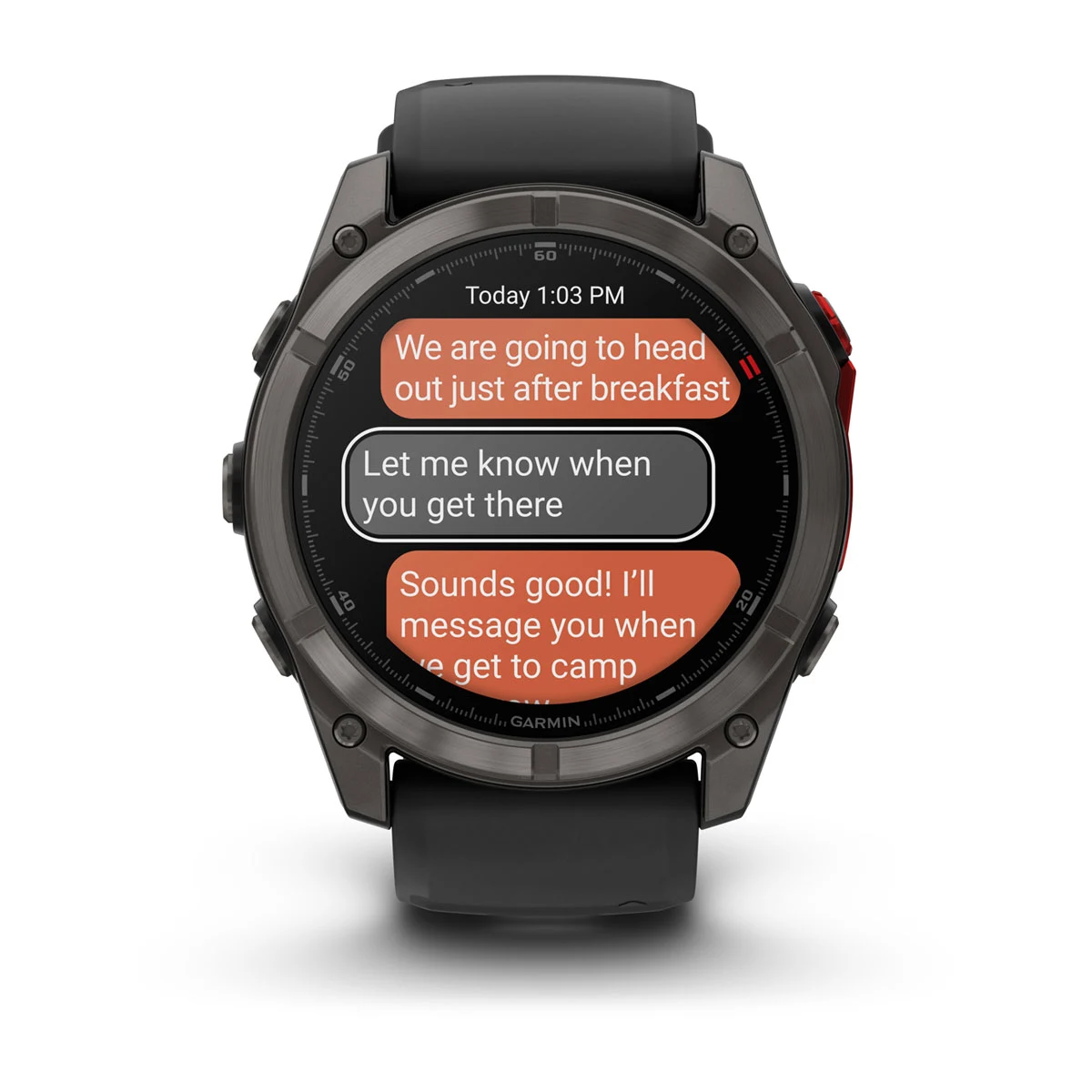 Смарт-годинник Garmin Fenix 8 Pro 51 mm MicroLED Sapphire - Carbon Gray DLC Titanium with Black/Pebble Gray Silicone Band (010-03380-00/01)