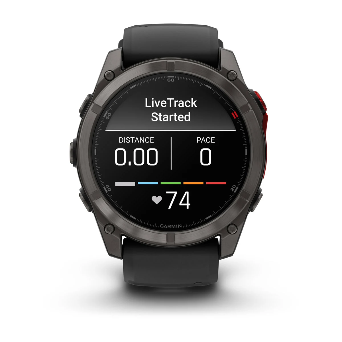 Смарт-годинник Garmin Fenix 8 Pro 51 mm MicroLED Sapphire - Carbon Gray DLC Titanium with Black/Pebble Gray Silicone Band (010-03380-00/01)