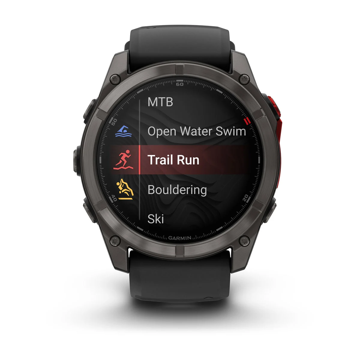 Смарт-годинник Garmin Fenix 8 Pro 51 mm MicroLED Sapphire - Carbon Gray DLC Titanium with Black/Pebble Gray Silicone Band (010-03380-00/01)