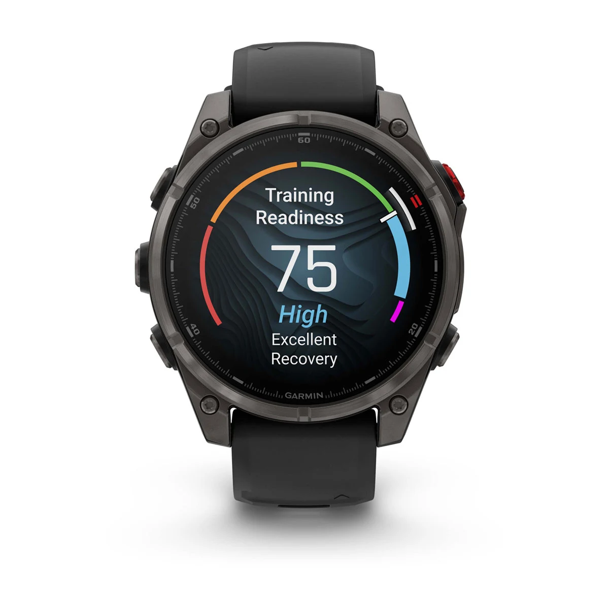 Смарт-годинник Garmin Fenix 8 Pro 47mm AMOLED Sapphire - Carbon Gray DLC Titanium with Black/Pebble Gray Silicone Band (010-03198-00/01)