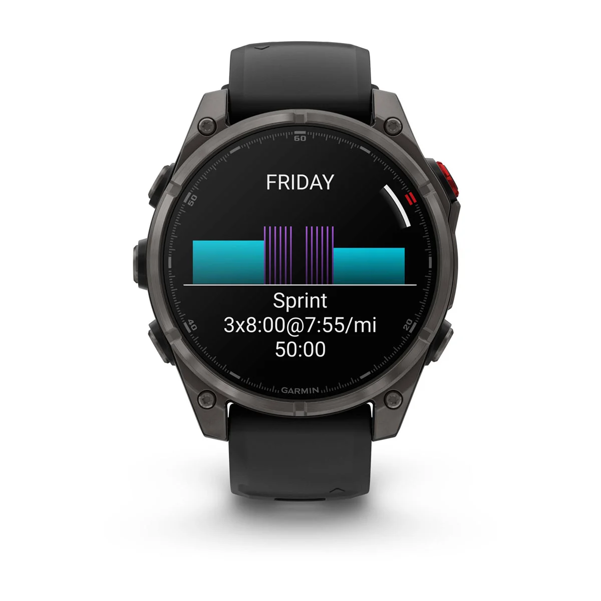 Смарт-годинник Garmin Fenix 8 Pro 47mm AMOLED Sapphire - Carbon Gray DLC Titanium with Black/Pebble Gray Silicone Band (010-03198-00/01)