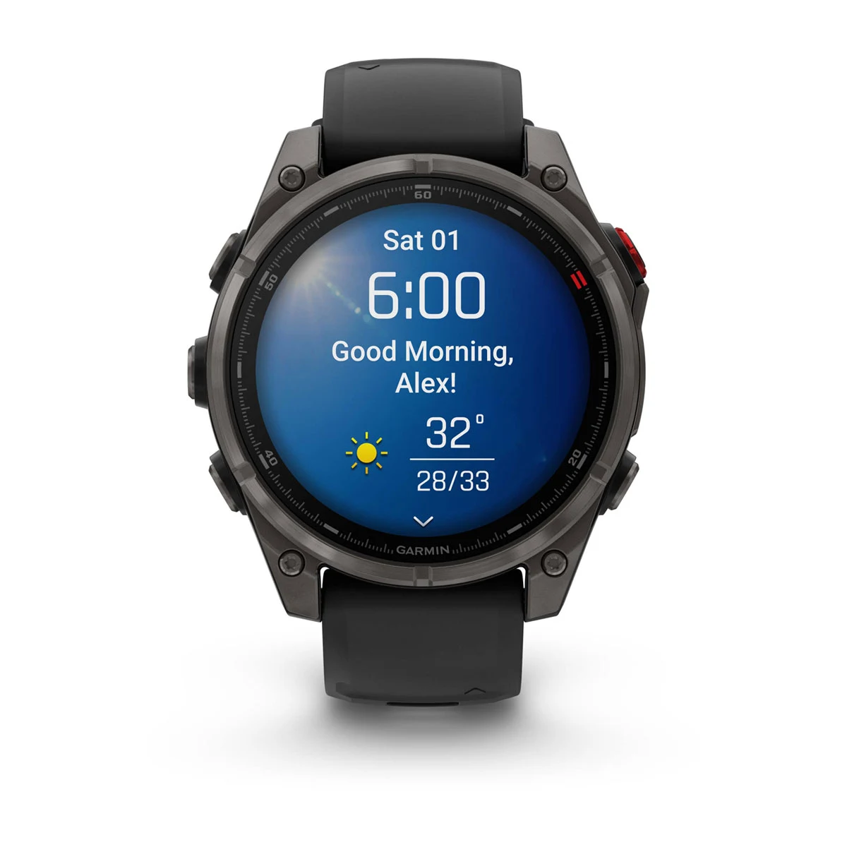 Смарт-годинник Garmin Fenix 8 Pro 47mm AMOLED Sapphire - Carbon Gray DLC Titanium with Black/Pebble Gray Silicone Band (010-03198-00/01)