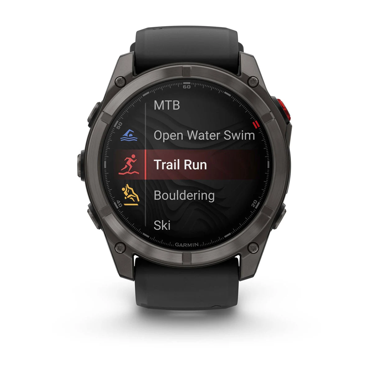 Смарт-годинник Garmin Fenix 8 Pro 51 mm AMOLED Sapphire - Carbon Gray DLC Titanium with Black/Pebble Gray Silicone Band (010-03199-00/01)