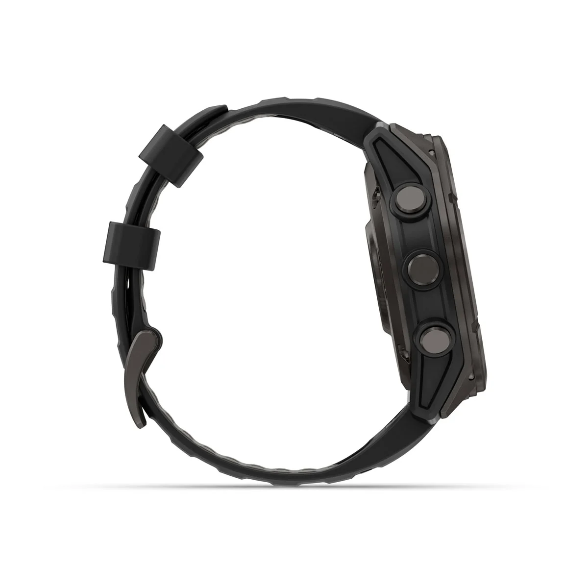 Смарт-годинник Garmin Fenix 8 Pro 51 mm AMOLED Sapphire - Carbon Gray DLC Titanium with Black/Pebble Gray Silicone Band (010-03199-00/01)