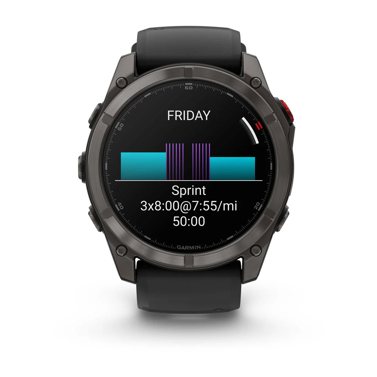 Смарт-годинник Garmin Fenix 8 Pro 51 mm AMOLED Sapphire - Carbon Gray DLC Titanium with Black/Pebble Gray Silicone Band (010-03199-00/01)