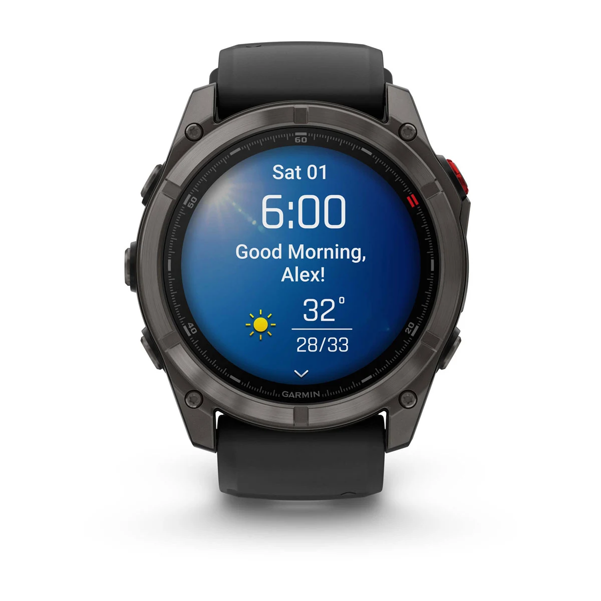 Смарт-годинник Garmin Fenix 8 Pro 51 mm AMOLED Sapphire - Carbon Gray DLC Titanium with Black/Pebble Gray Silicone Band (010-03199-00/01)
