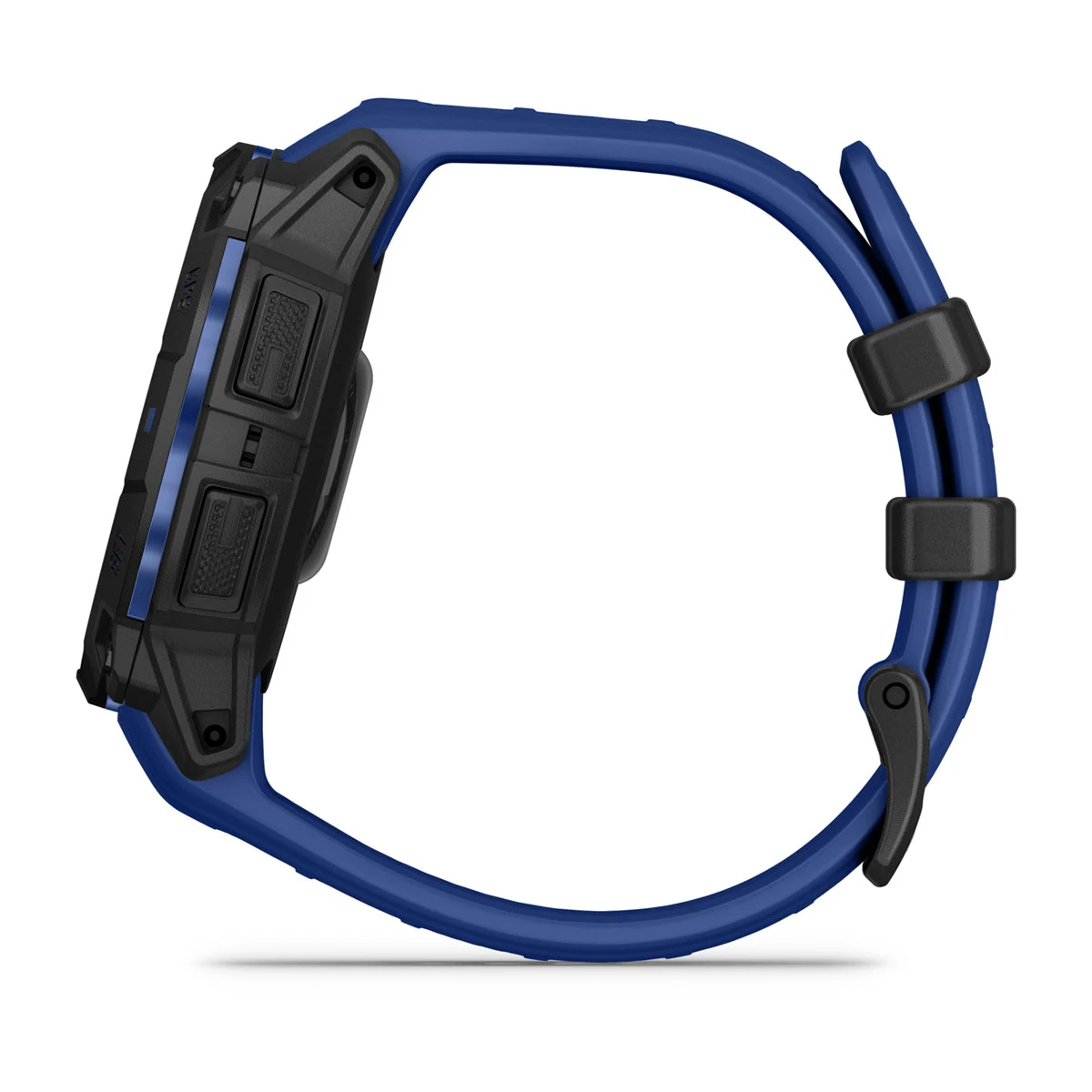 Смарт-годинник Garmin Instinct 3 45mm AMOLED Black with Bolt Blue/Black Band (010-02936-03)
