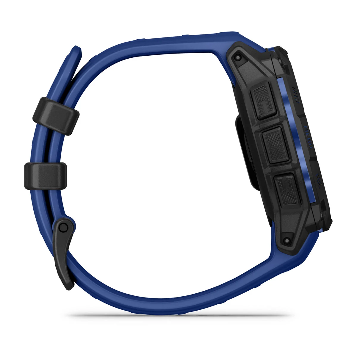 Смарт-годинник Garmin Instinct 3 45mm AMOLED Black with Bolt Blue/Black Band (010-02936-03)
