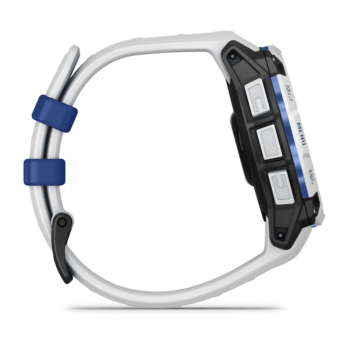 Смарт-годинник Garmin Instinct 3 45mm Solar Whitestone with Whitestone/Bolt Blue Band (010-02934-03)