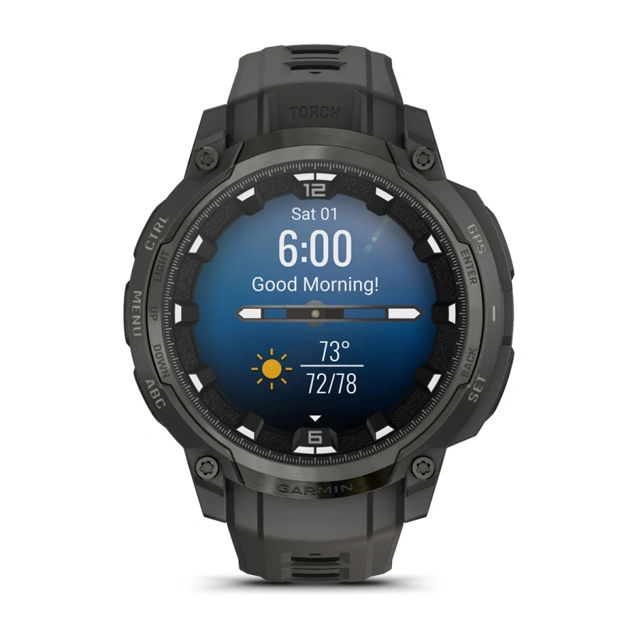 Смарт-годинник Garmin Instinct Crossover AMOLED Charcoal (010-03398-00)