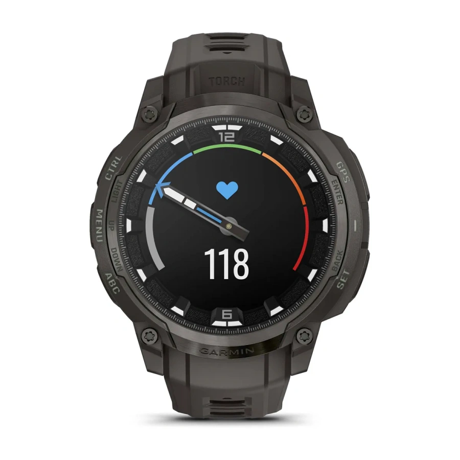 Смарт-годинник Garmin Instinct Crossover AMOLED Charcoal (010-03398-00)