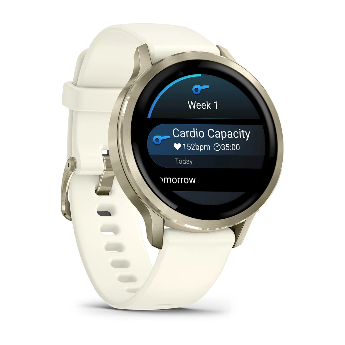 Смарт-часы Garmin Venu 4 41 mm Lunar Gold with Bone Silicone Band (010-03013-00)