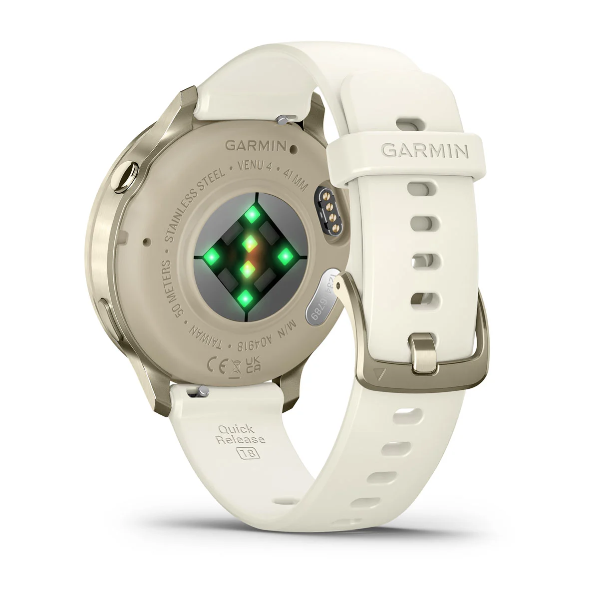 Смарт-часы Garmin Venu 4 41 mm Lunar Gold with Bone Silicone Band (010-03013-00)